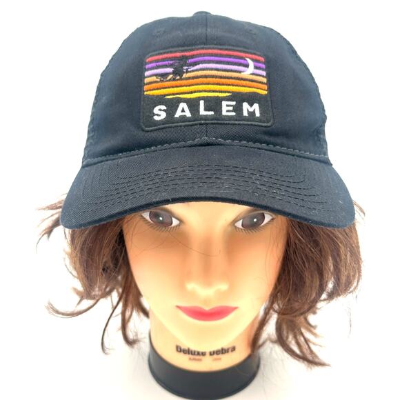 NWT Salem Horizon Witch and Moon Trucker Hat by Legacy - Picture 1 of 9